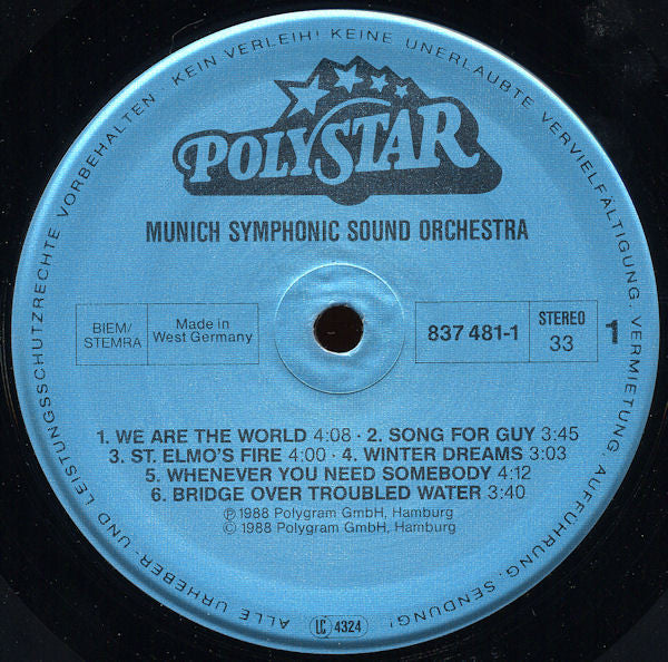 Munich Symphonic Sound Orchestra : The Sensation Of Sound - Pop Goes Classic (LP)
