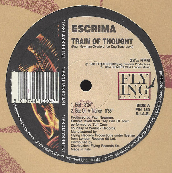 Escrima : Train Of Thought (12")