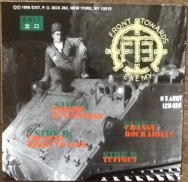 F.T.E. : Front Towards Enemy (7", Yel + 7", Gre)