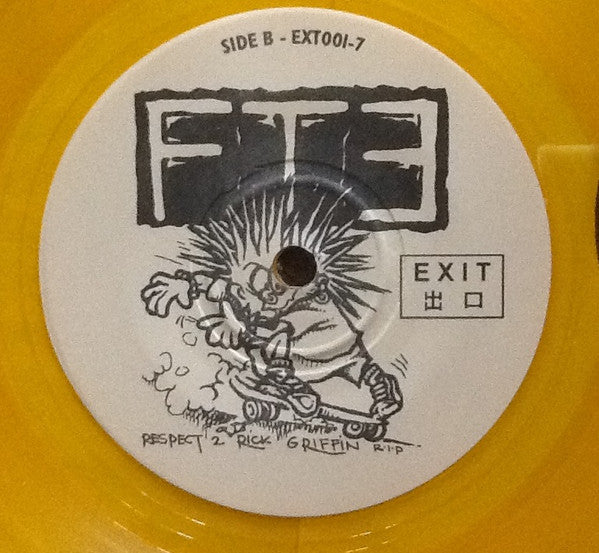 F.T.E. : Front Towards Enemy (7", Yel + 7", Gre)