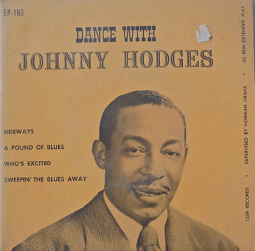 Johnny Hodges : Dance With Johnny Hodges (7", EP)