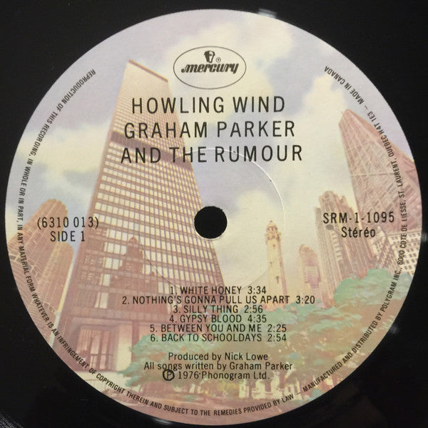 Graham Parker : Howlin Wind (LP, Album, RE)