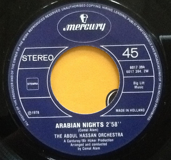 The Abdul Hassan Orchestra* : Desert Dance (7", Single)
