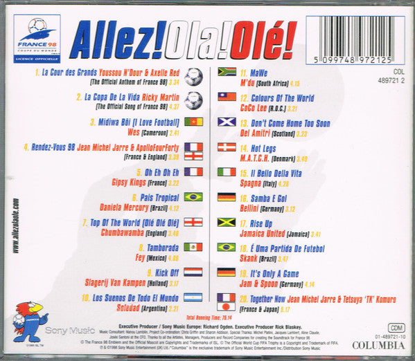 Various : Allez! Ola! Olé! (The Music Of The World Cup) (CD, Album)