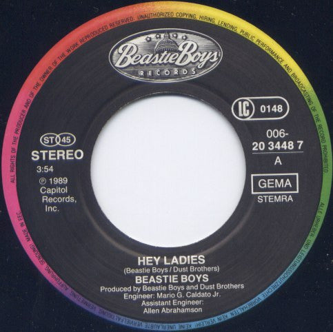 Beastie Boys : Hey Ladies (7", Single)