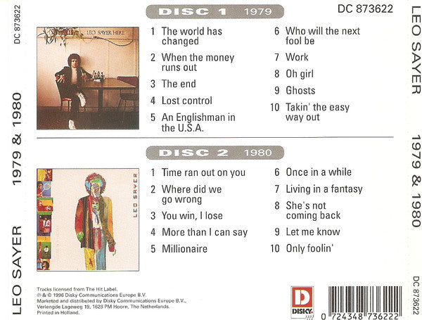 Leo Sayer : 1979-1980 (2xCD, Album, Comp, Dlx)