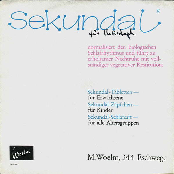 Sekundus : Die Kleine Wolke Pausback (Flexi, 7", S/Sided)
