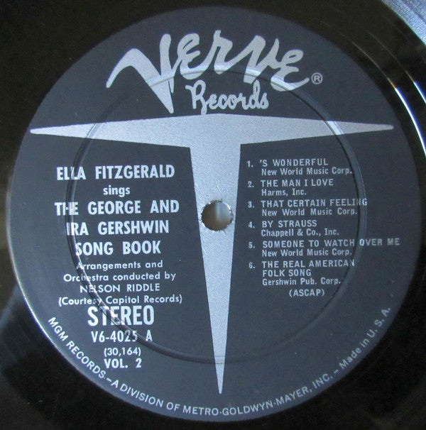 Ella Fitzgerald : Ella Fitzgerald Sings The George And Ira Gershwin Song Book (Volume Two) (LP, Album, RE, Gat)