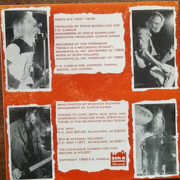 F. S. Camels : Bird's Eye View / Veins (7", Single)