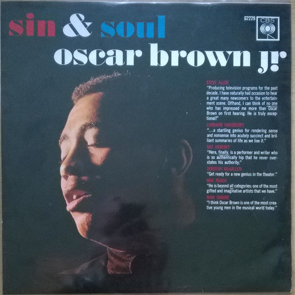 Oscar Brown Jr. : Sin & Soul (LP, Album, Mono, RE)