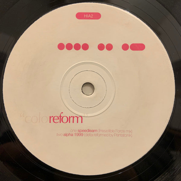 The Higher Intelligence Agency : Colour Reform (12")
