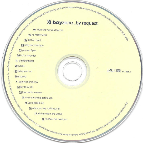 Boyzone : ...By Request (CD, Comp)