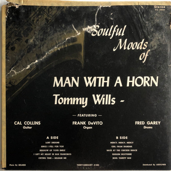 Tommy Wills : Soulful Moods Of Man With A Horn (LP, Album)