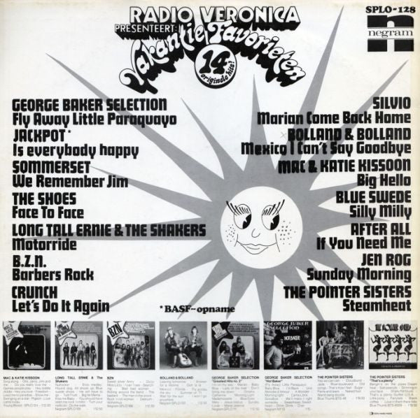 Various : Radio Veronica Presenteert: 14 Vakantie Favorieten (LP, Comp)