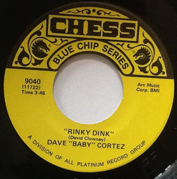 Billy Stewart / Dave "Baby" Cortez : Billy's Blues / Rinky Dink (7", Single)