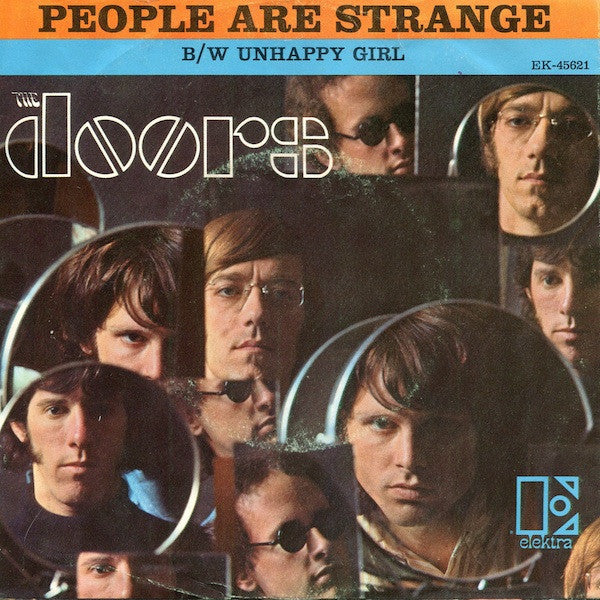 The Doors : People Are Strange (7", Single, Styrene, Pit)