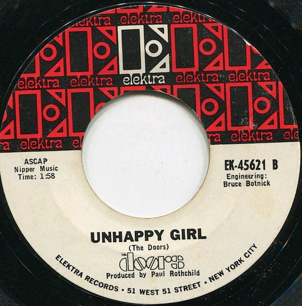 The Doors : People Are Strange (7", Single, Styrene, Pit)