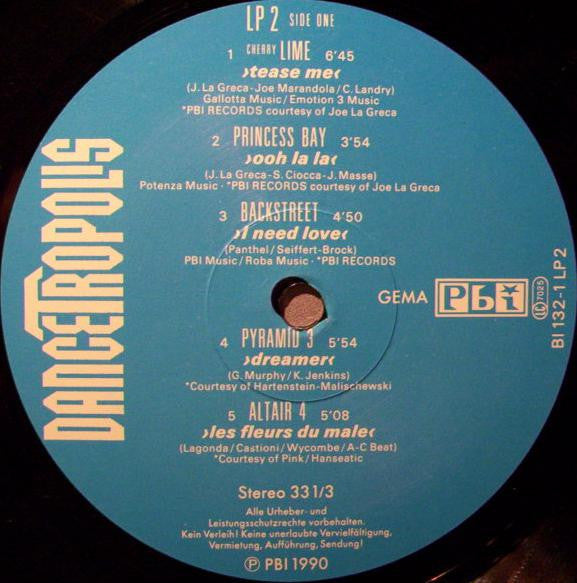 Various : Dancetropolis (2xLP, Comp)