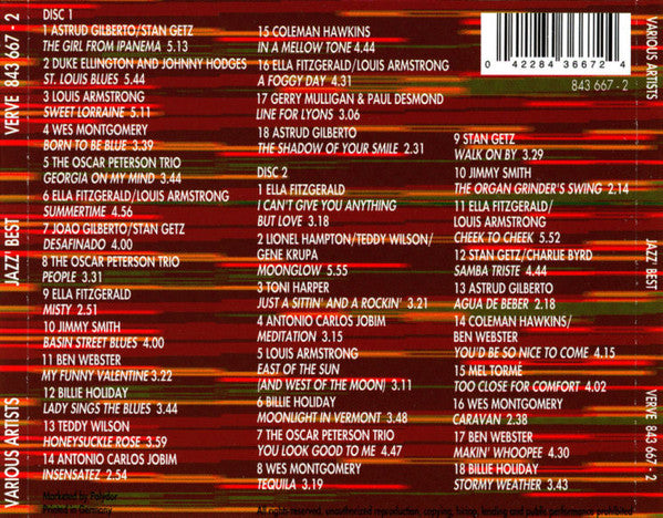 Various : Jazz' Best (2xCD, Comp)