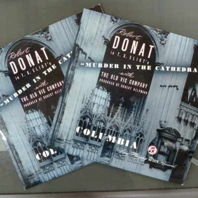 T. S. Eliot, Robert Donat And Old Vic Company : Murder In The Cathedral (2xLP, Album, Mono)