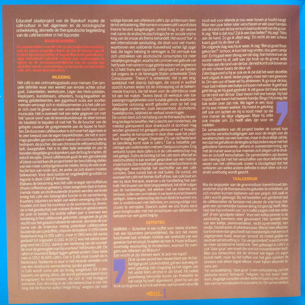 Prof. Drs. R.S.B : Café (LP, Album)