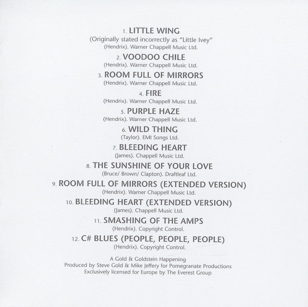 Jimi Hendrix : Experience (CD, Comp, RE)