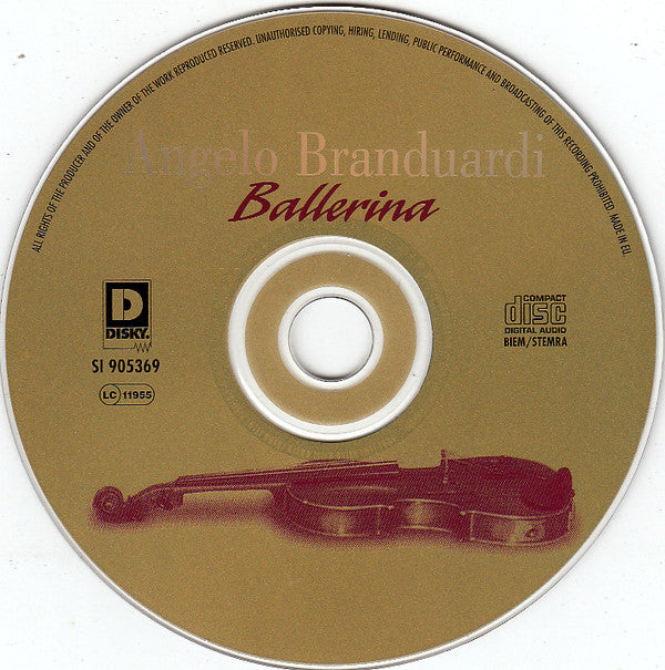 Angelo Branduardi : Ballerina (CD, Comp)