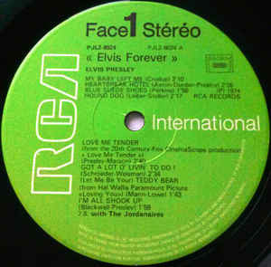 Elvis Presley : Elvis Forever (2xLP, Comp, Gat)