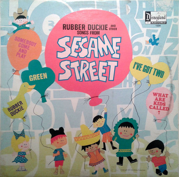 Various : Rubber Duckie And Other Songs From Sesame Street (LP, Album)