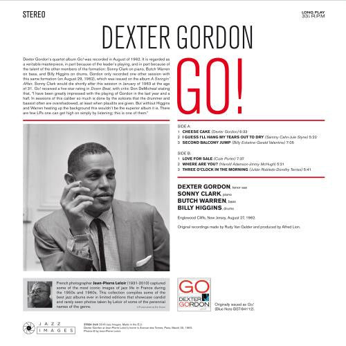 Dexter Gordon : Go! (LP, Album, Dlx, Ltd, RE, Gat)