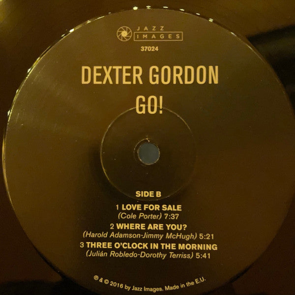 Dexter Gordon : Go! (LP, Album, Dlx, Ltd, RE, Gat)