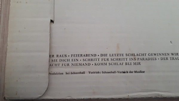 Ton Steine Scherben : Keine Macht Für Niemand (2xLP, Album, RE)