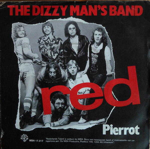 Dizzy Man's Band : Red  (7", Single, Red)