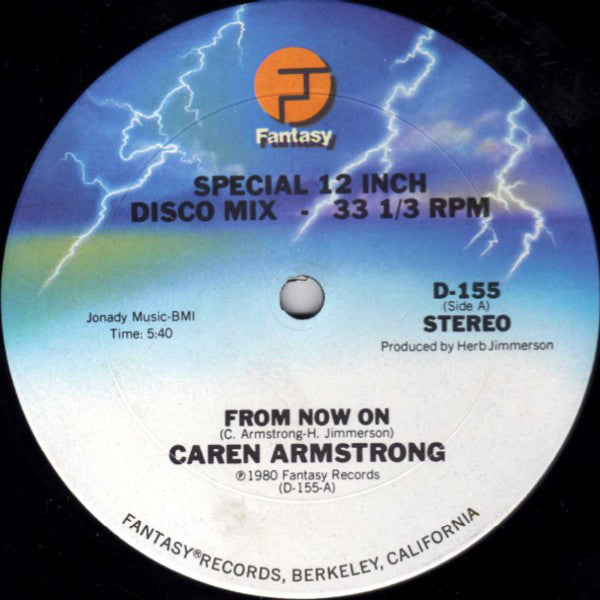 Caren Armstrong : From Now On (12", Single)