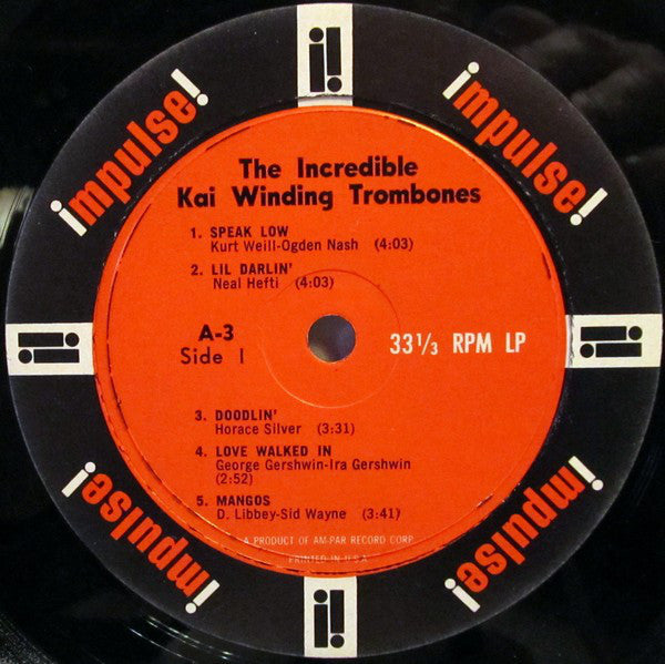 The Kai Winding Trombones : The Incredible Kai Winding Trombones (LP, Album, Mono, Gat)