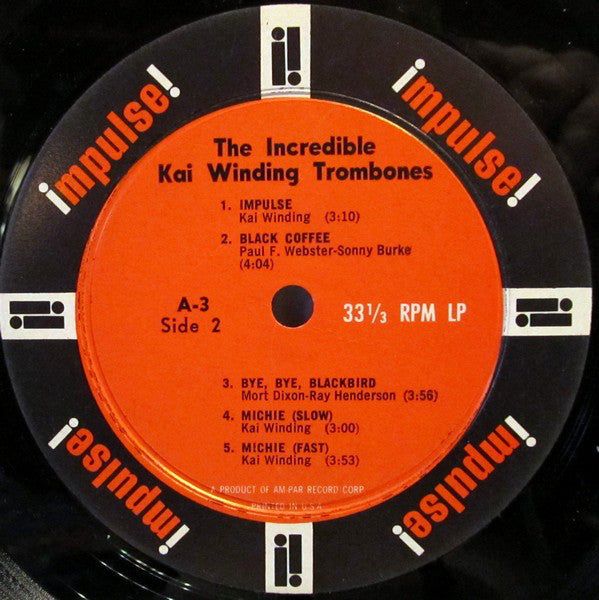 The Kai Winding Trombones : The Incredible Kai Winding Trombones (LP, Album, Mono, Gat)