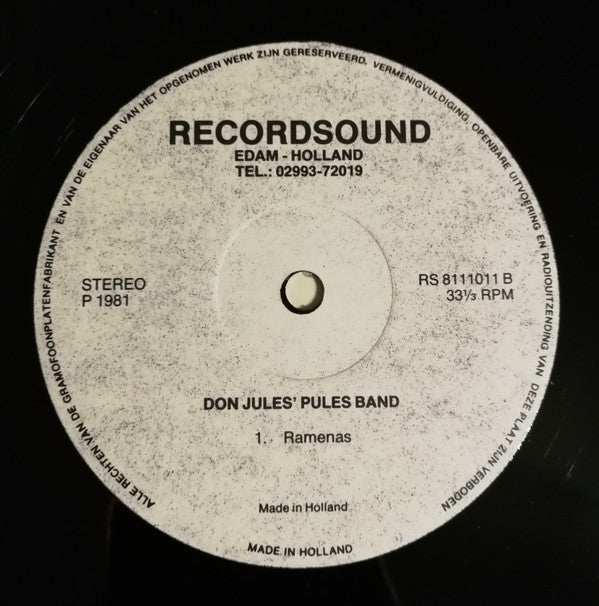 Don Jules' Pules Band : Don Jules' Pules Band (LP, Album)