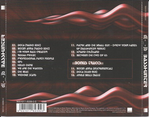 Basshunter : LOL <(^^,)> (CD, Album, Red)