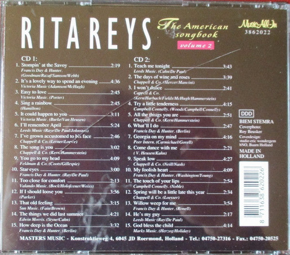 Rita Reys : The American Songbook Volume 2 (2xCD, Album)