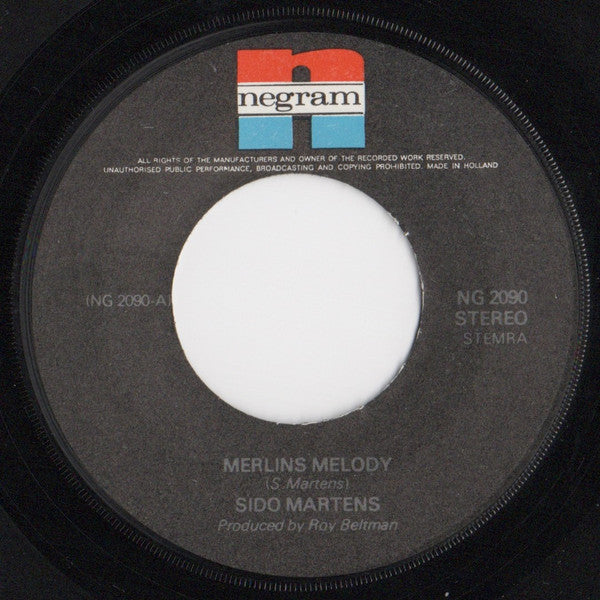 Sido Martens : Merlins Melody (7", Single)