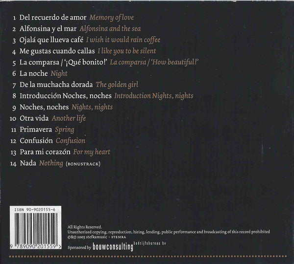Stefka : Del Recuerdo De Amor (CD, Album)