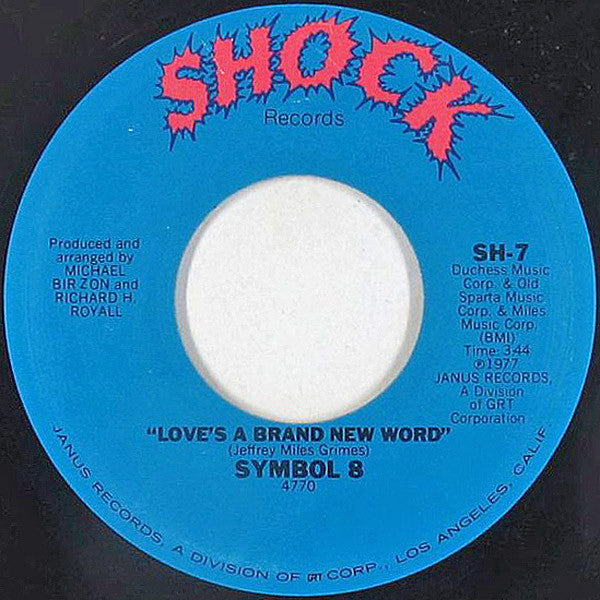 Symbol 8 : Prisoner / Love's A Brand New Word (7", Single)