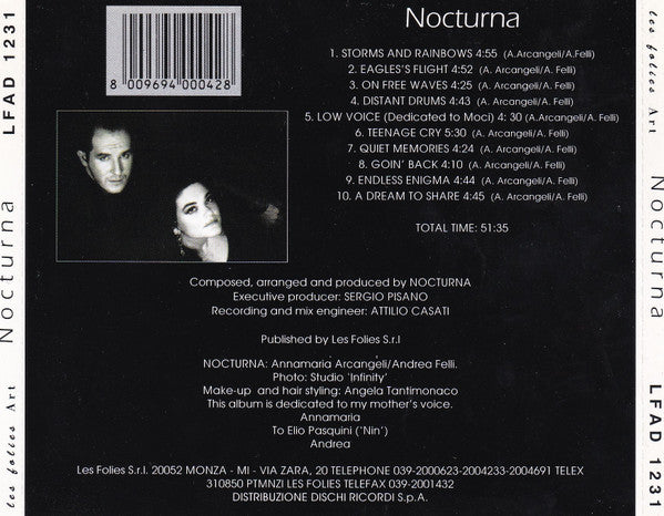 Nocturna (3) : Nocturna (CD, Album)