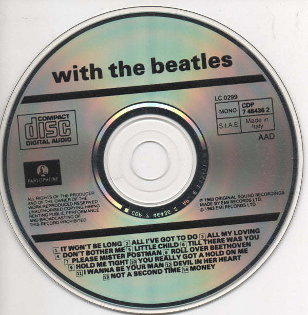 The Beatles : With The Beatles (CD, Album, Mono, RE)