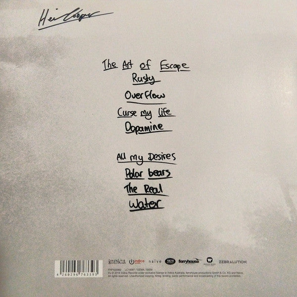 Hein Cooper : The Art Of Escape (LP)