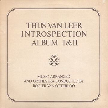 Thijs van Leer : Introspection Album I & II (2xLP, Comp)