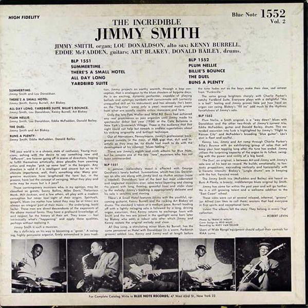 Jimmy Smith : Jimmy Smith At The Organ (Volume 2) (LP, Album, Mono, RP, New)