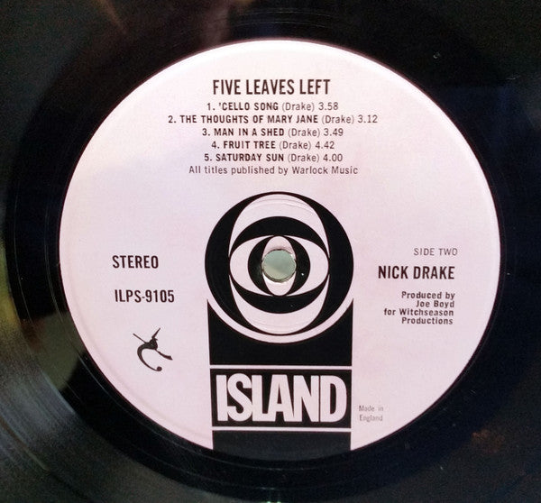 Nick Drake : Five Leaves Left (LP, Album)
