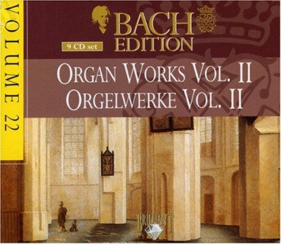 Johann Sebastian Bach / Hans Fagius : Organ Works Vol. II = Orgelwerke Vol. II (9xCD, Comp + Box)