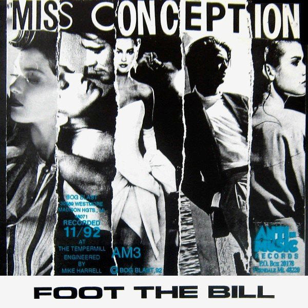 Bog Blast : Miss Conception / Foot The Bill (7", Tea)